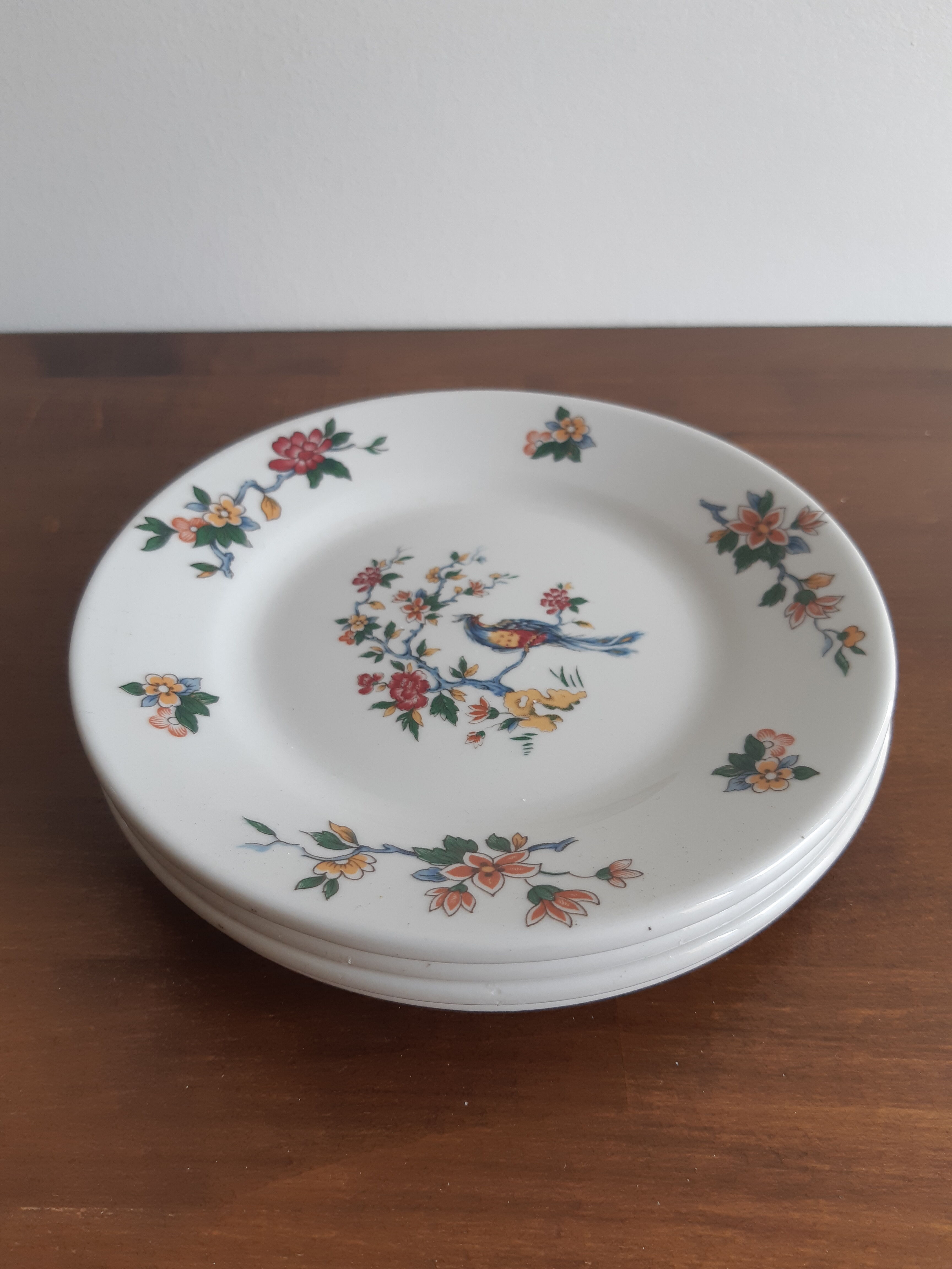 Set of 4 small plates sarreguemines