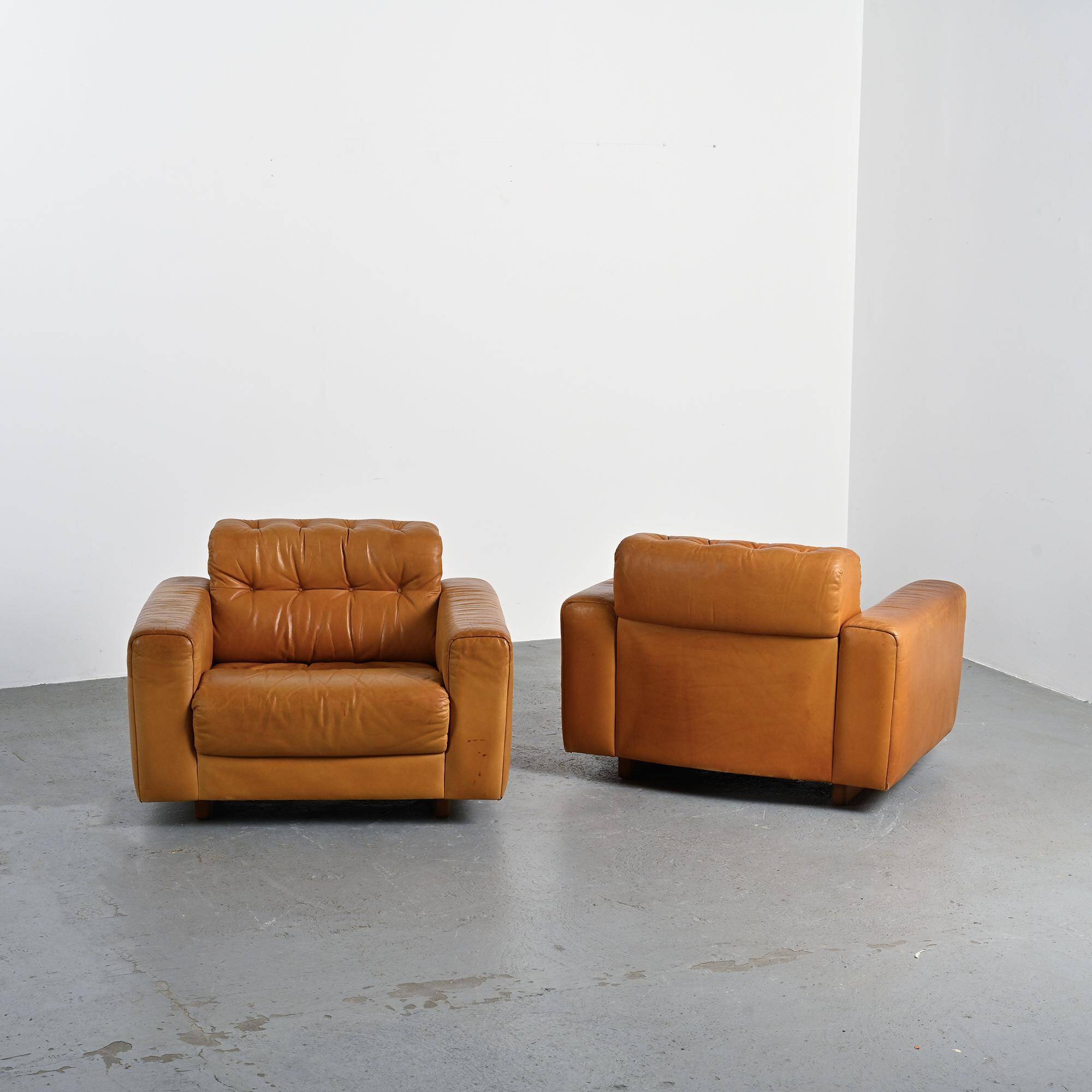 Paire de fauteuils DS-40 de Sede, Suisse, circa 1970