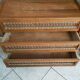 Commode vintage rotin et chene annèes 60