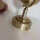 Vintage 1960s World Map Cigarette Holder Dispenser - 20 x 10 cm