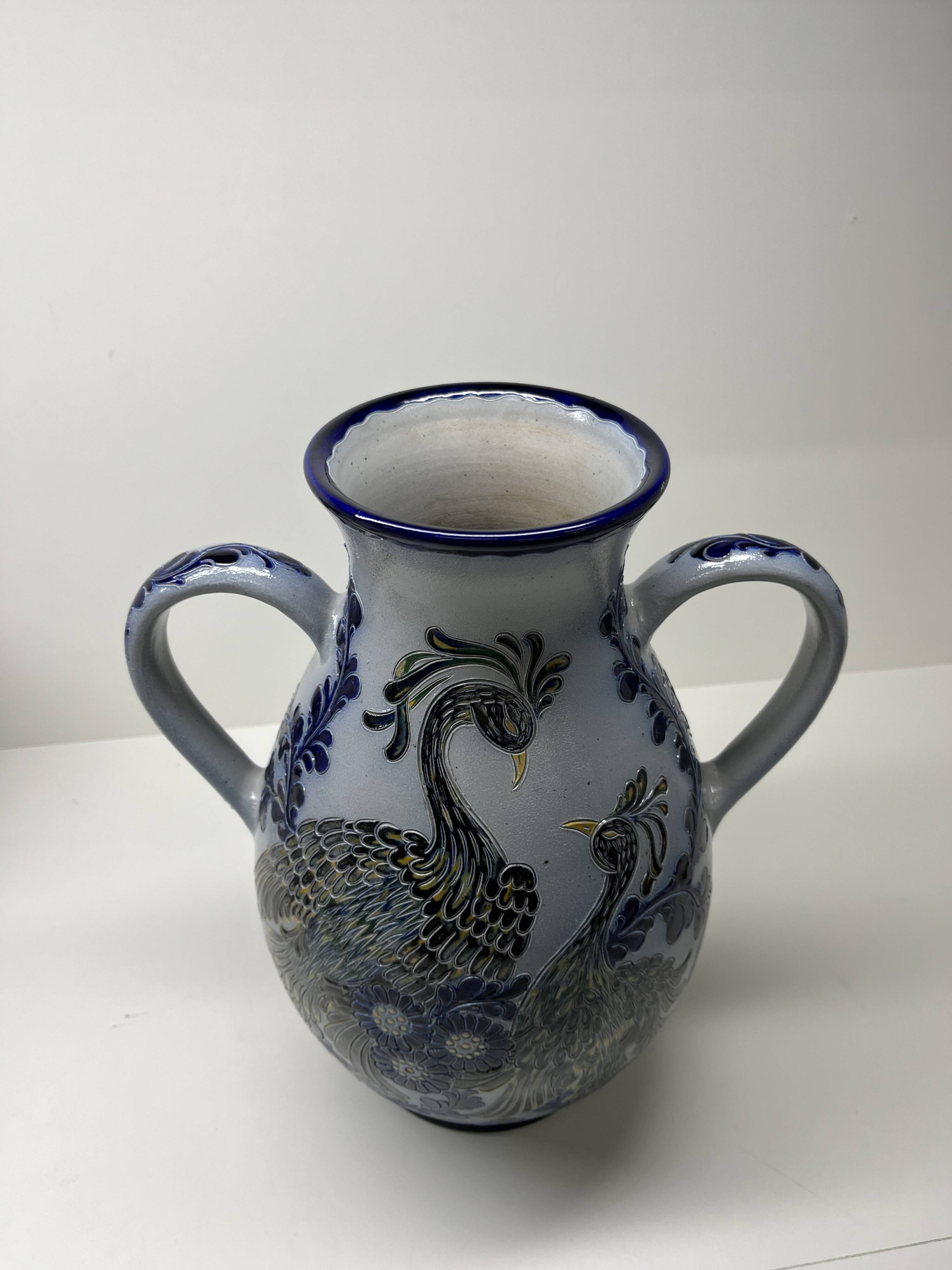 Salt stoneware vase – Roger Paul Schmitter, Betschdorf factory