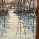 Old painting, marine, signed xx century