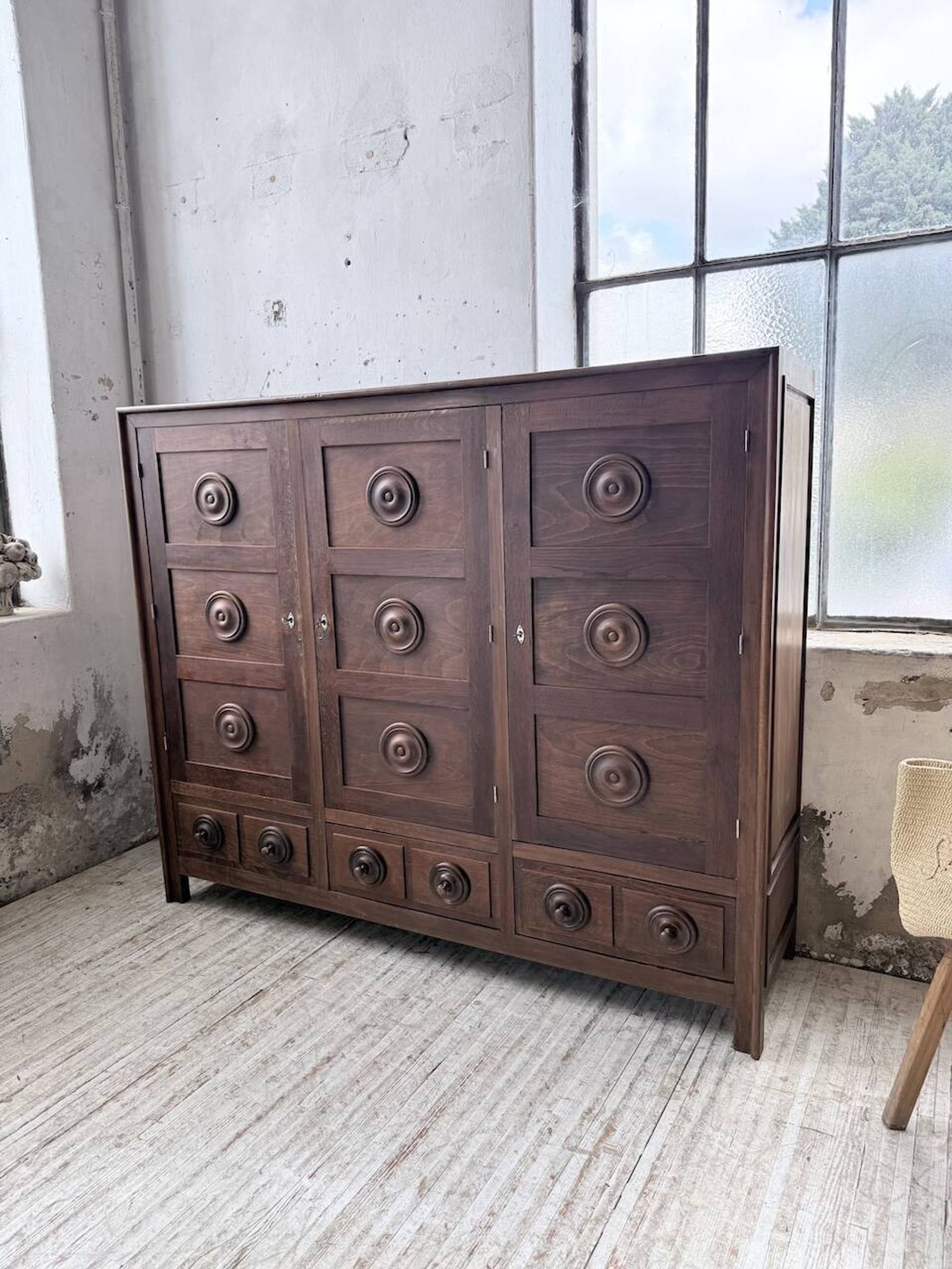 Oak wardrobe "Basque" Dudouyt
