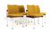 Set of 4 Thereca chairs - dutch mid centiry design - re- upholstered