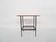 Table d’appoint en teck et métal, Pays-Bas des années 1950