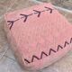 Pouf Kilim berbère fait main, coussin de sol