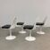 4 chaises pivotantes Eero Saarinen par Knoll