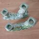 2 numbered Art Deco candlesticks - Possible Hubert Bequet