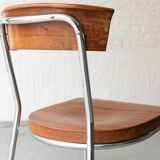 Set of 4 'B257' dining chairs by Emile Guillot, 1920s