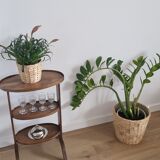 Antique walnut pedestal table furniture