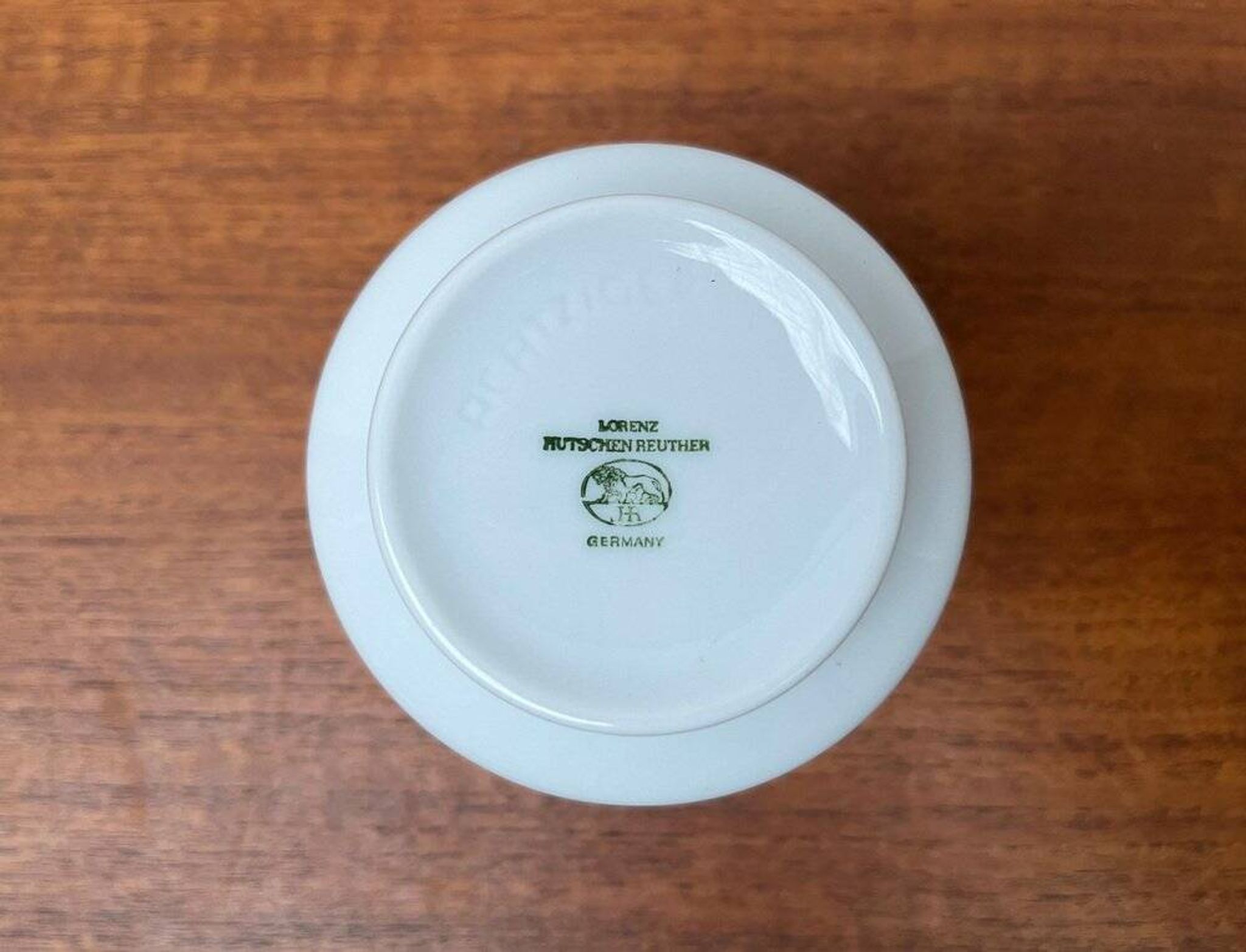 Vintage Mug Vase in German Porcelain with Architectural Patterns by Hans Achtziger for Hutschenreuther
