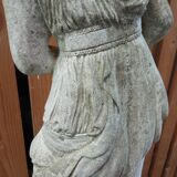 Reconstructed stone garden statue