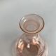 1950's bohemian rosaline cut glass carafe