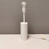 Classic table lamps in white lacquered metal from Danish Horn lighting 1980-90s.