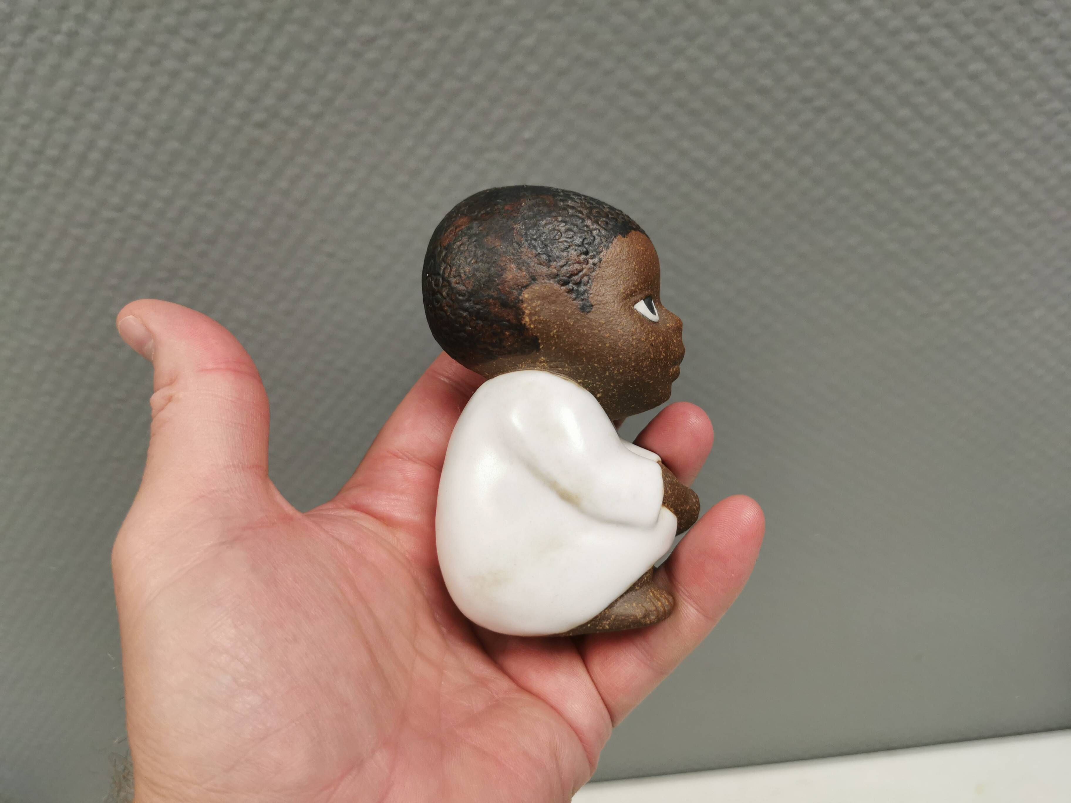 Lisa Larson Ceramic Figure: South, All Children of the World Series (1974)