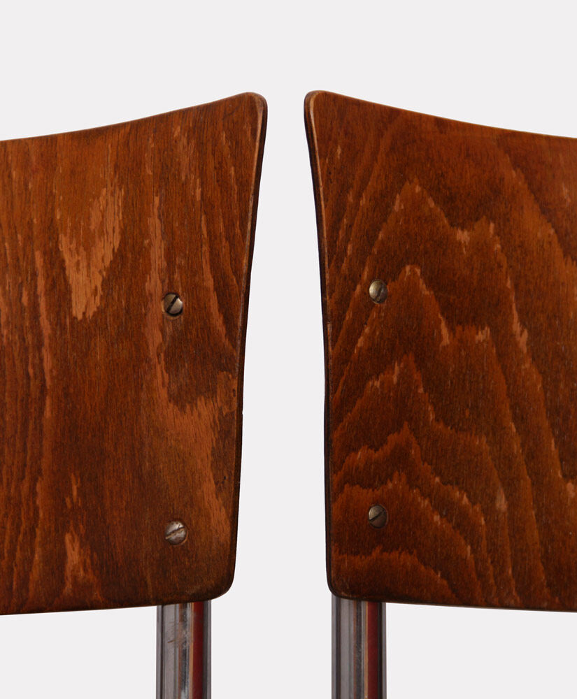 Pair of chairs by Mart Stam, edited by Kovona, 1940