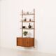 Danish mid-century teak wall unit in Cadovius style, 1960s