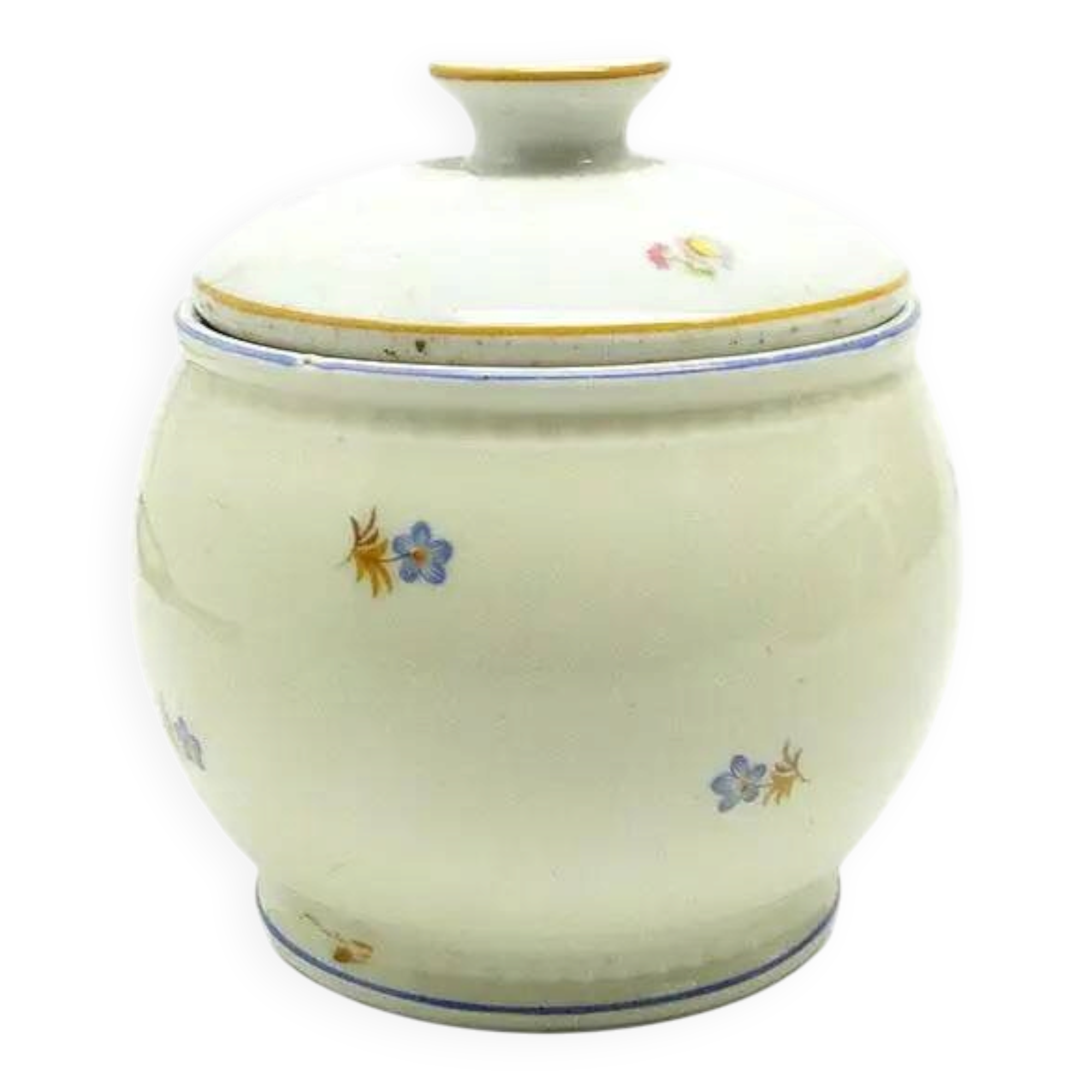 Art Deco sugar bowl, porcelain, Poland, 1920s
