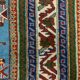 Original Shirvan Kazak Rug 310x210 cm Vintage, Blue, Red