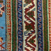Original Shirvan Kazak Rug 310x210 cm Vintage, Blue, Red