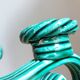 Vallauris Art Deco barbotine candlestick