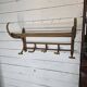 Old curved wooden coat rack