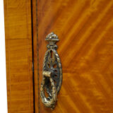 Edwardian satinwood bedside cabinet