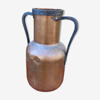 Copper amphora