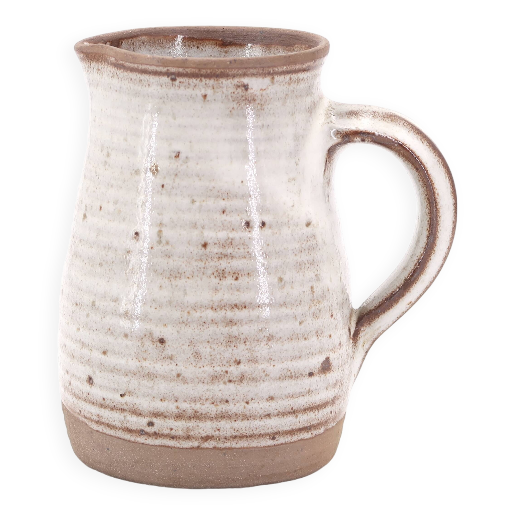 Stoneware milk pitcher by Roger Jacques, 1960s