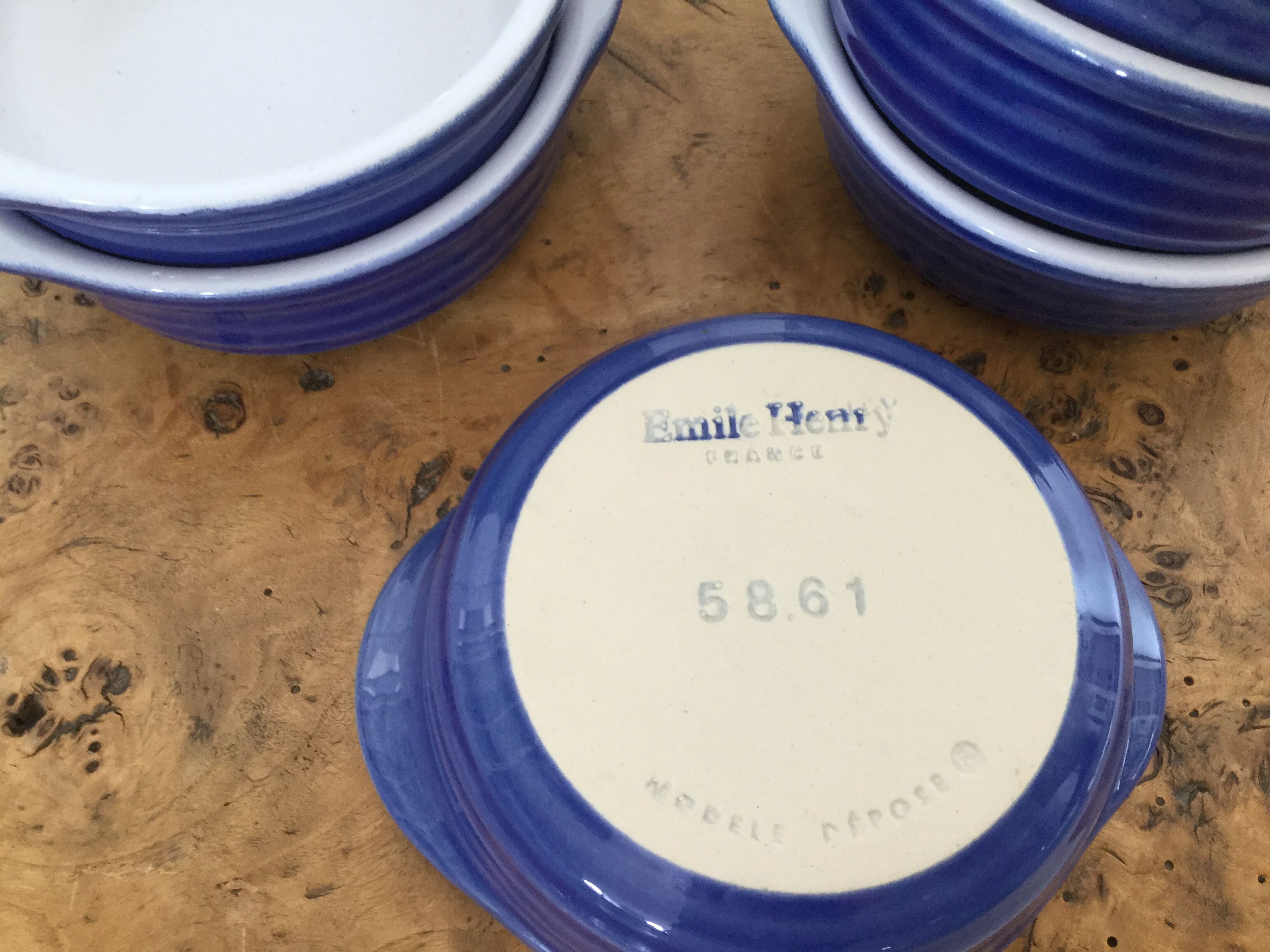Plats à gratin individuel marque Emile Henry