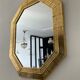 Vintage Deknudt mirror in gilded wood from the 70s