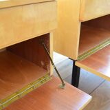 Pair of vintage bedside tables 1960s