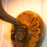Old carved wooden sconce