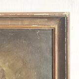 Old portrait of a woman from the Empire period (circa 1820) 54X64cm