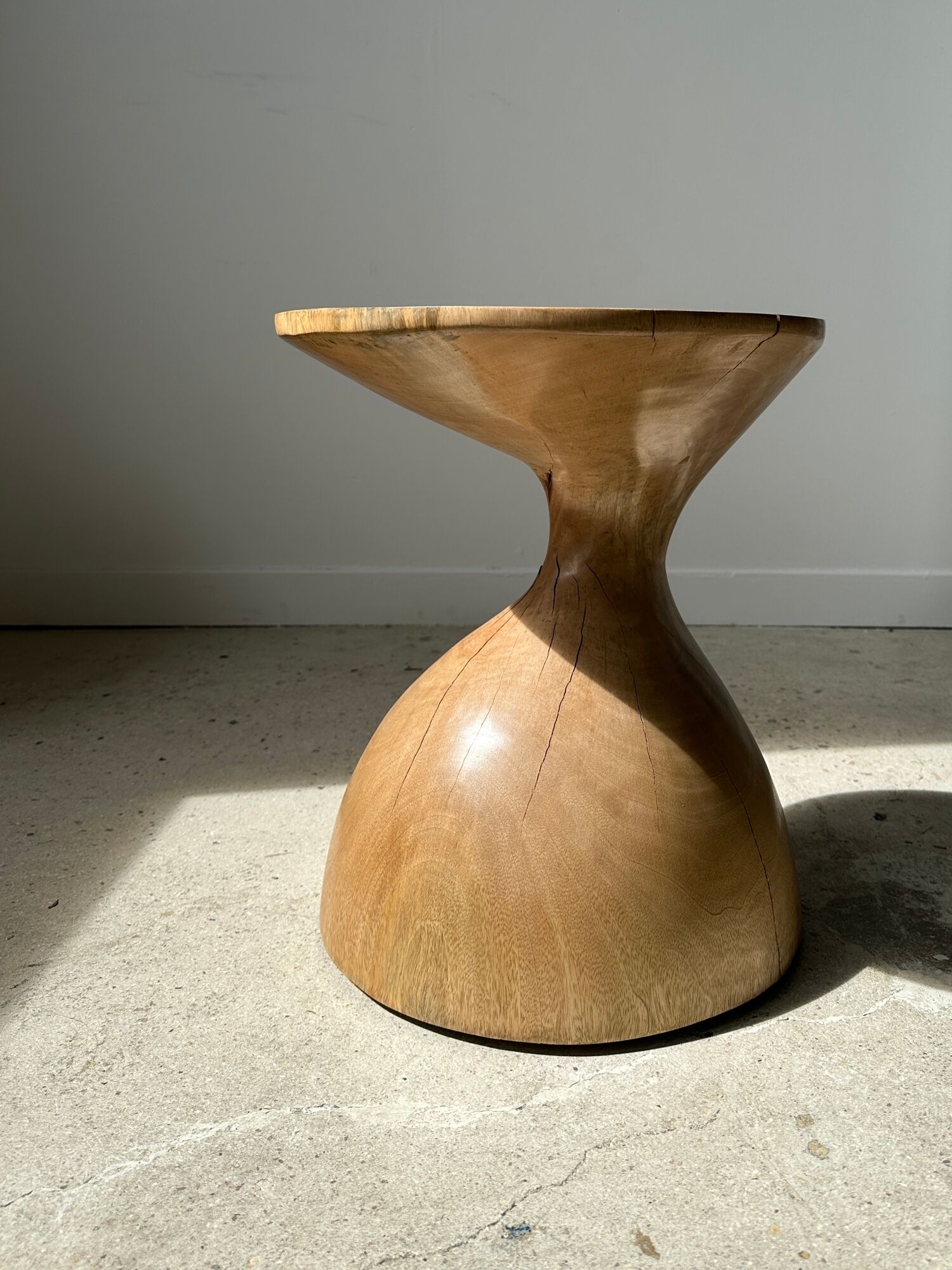 Solid wood sofa end