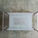 Glass coffee table, two tops 110X65 cm