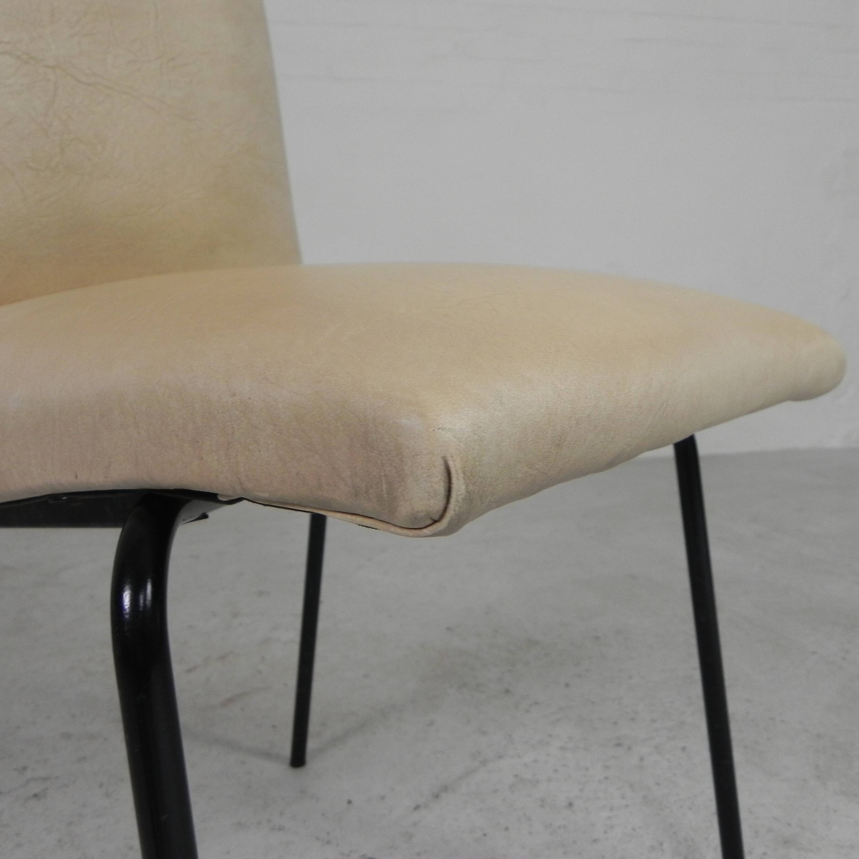 Set of 4 Meurop chairs by Pierre Guariche, 1950s