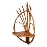 Rattan shelf
