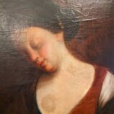 Portrait ancien de jeune fille