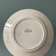 Lot de 9 assiettes plates vintage en porcelaine opaque de Badonviller