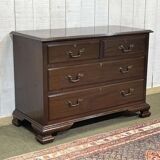 Early 20th century English mahogany chest of drawers