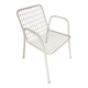 Emu chair, rio, in white metal mesh