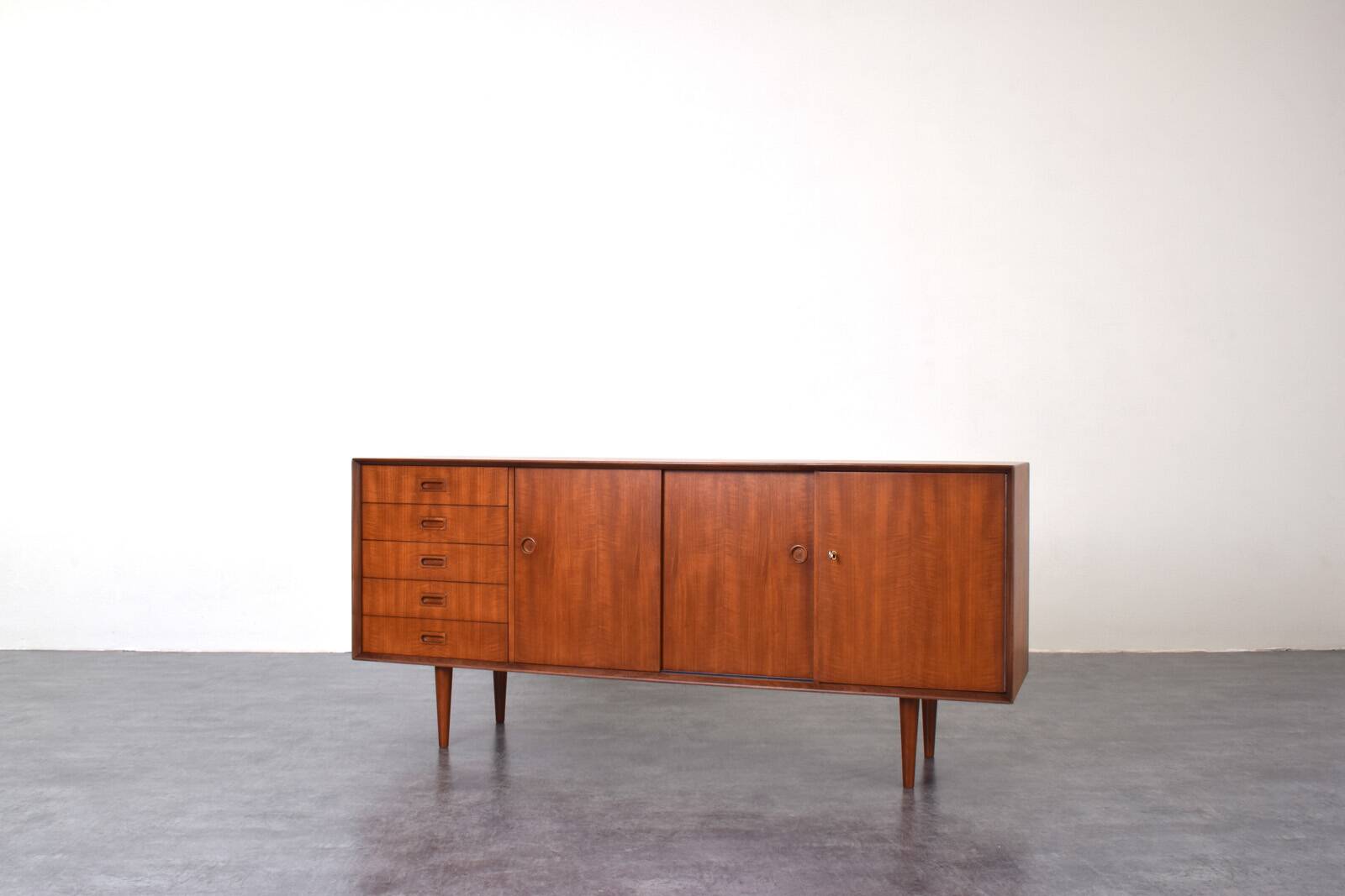 Mid-Century Danish Teak Sideboard, 1960s.