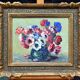 Bouquet d'anémones par Pierre Forest (1881-1981), peintre de Nice