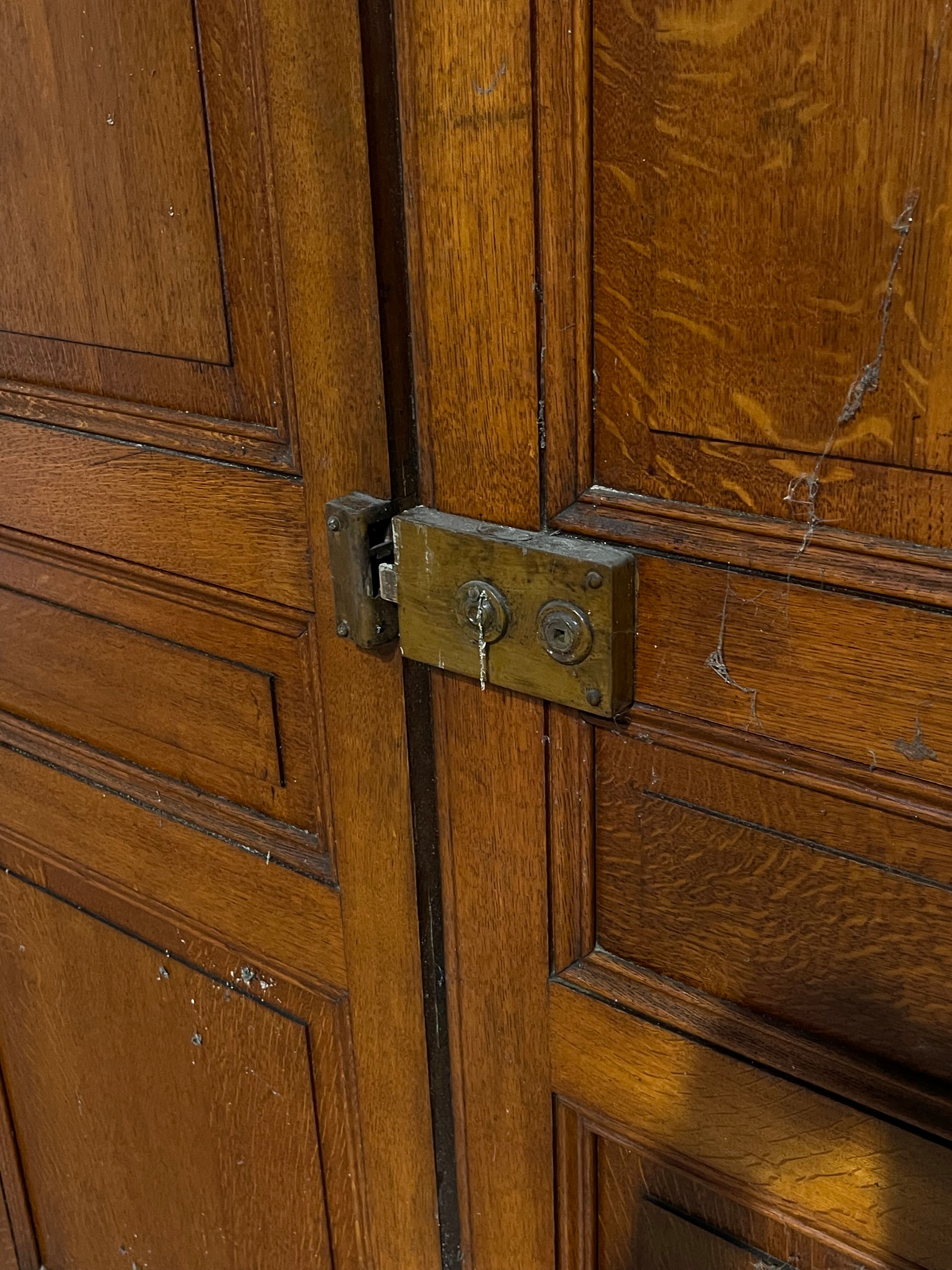 Old oak doors