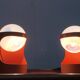 Mid-Century Swiss Space Age Guggerli L1 table lamp by Rosemarie & Rico Baltensweiler for Baltensweiler, set of 2