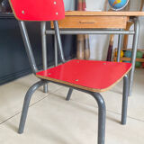 Vintage Formica children's desk and chair set