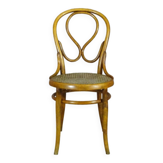 Thonet bistro chair N°20, 1890 new canework.