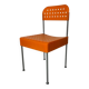 Iconic Italian design Orange Box Chair by Enzo Mari for Aleph Alantide