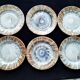 6 ceramic dinner plates. Handcrafted, handmade.